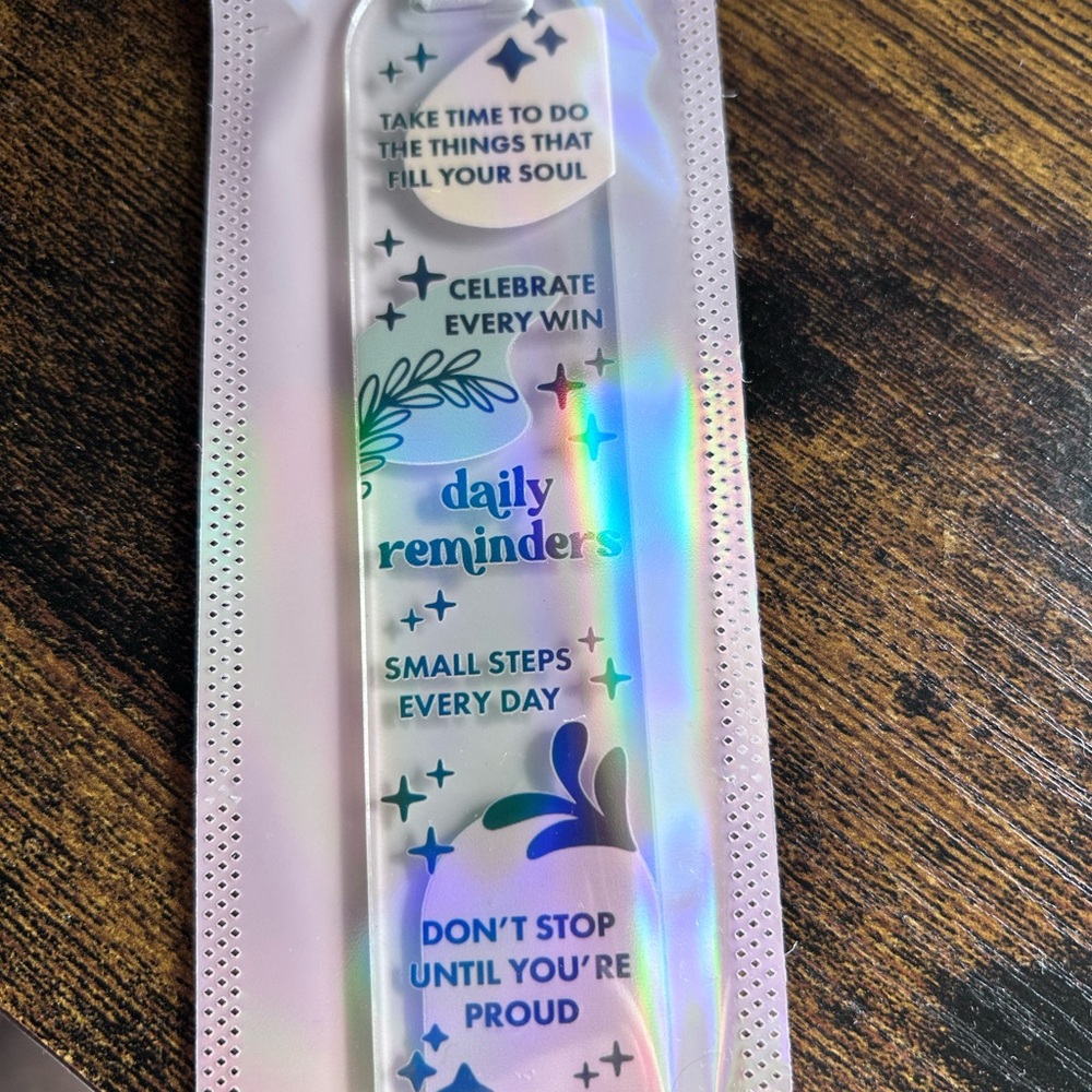 Colorful Daily Reminders Bookmark
